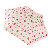 【RAINSTORY】蘋果刺蝟抗UV手開輕細口紅傘(橘)