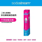 【Sodastream】全新鋼瓶CO2全新快扣鋼瓶425g(僅適用快扣機種)
