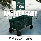 Coleman 125週年NX四輪拖車/ CM-24360.露營手推車 戶外四輪拖車 野餐寵物拖車 野營折疊拉車 收納裝備車
