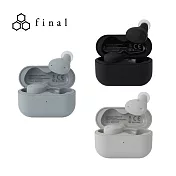 日本 final ZE300 真無線藍牙耳機 4g 的輕盈設計 公司貨保固一年 灰米色