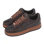 Nike 休閒鞋 Air Force 1 07 男鞋 棕 皮革 鱷魚壓紋 AF1 II7090-222