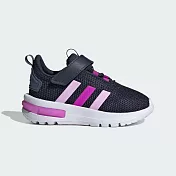 Adidas Racer TR23 EL I [JH9569] 小童 慢跑鞋 運動鞋 魔鬼氈 緩衝 透氣 深藍 紫