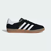 Adidas 愛迪達 Gazelle Indoor [JI2060] 男女 運動休閒鞋 德訓鞋 麂皮 復古 舒適 黑 白