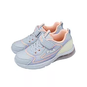 Fila 慢跑鞋 J827Z 中大童 小朋友 紫 粉紅 魔鬼氈 運動鞋 斐樂 2J827Z951