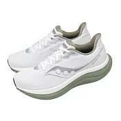 Saucony 慢跑鞋 Triumph 23 男鞋 白 綠 訓練 厚底 緩震 運動鞋 索康尼 S21023130 26cm WHITE/LAUREL