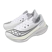 Saucony 競速跑鞋 Endorphin Pro 5 男鞋 白 黑 碳板 緩震 慢跑鞋 索康尼 S21064101 25cm WHITE/BLACK