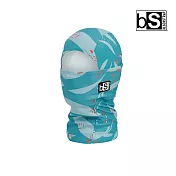 BlackStrap Kids Hood Balaclava 童印花多功能頭套/單一尺寸/多色選擇 F Origami Glacier/紋路水藍