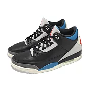 Nike 休閒鞋 Air Jordan 3 Retro OG 男鞋 Rare Air 黑 藍 米白 AJ3 IB8967-004