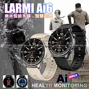 樂米LARMI Ai6 智能手錶 智慧助理即時翻譯 5ATM防水智能手錶-鈦色-限量色 鈦色