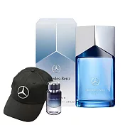 【Mercedes-Benz 】三芒星．海洋淡香精100ml(贈品牌帽+隨機小香乙瓶)