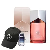 【Mercedes-Benz 】三芒星．大地淡香精100ml(贈品牌帽+隨機小香乙瓶)