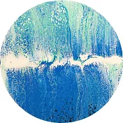 【玲廊滿藝】趙書巧-海天一色30x30cm