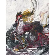 【玲廊滿藝】趙書巧-駿馬奔騰41x31.5cm