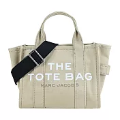MARC JACOBS Mini TOTE 字母印花帆布兩用托特包-迷你/ 米