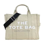 MARC JACOBS Small TOTE 字母印花帆布兩用托特包-小/ 米