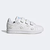 Adidas Stan Smith CF C [IF7023] 中童 休閒鞋 經典 魔鬼氈 HELLO KITTY 白