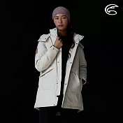 ADISI 女SMAWARM BALL防水防風透氣極暖長版外套 AJ2521028｜防潑水 防水透氣 蚵棉球 保暖外套 M 霜卡