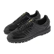 adidas 休閒鞋 Samba WTR 男鞋 黑 金 復古 蛇紋 皮革 德訓鞋 愛迪達 KI6278