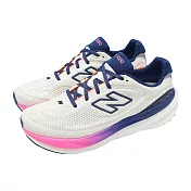 New Balance NB 慢跑鞋 1080 V15 D 寬楦 女鞋 米 藍 橘 緩衝 回彈 運動鞋 W10801L7-D