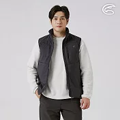 ADISI 男SMAWARM海洋溫控撥水背心 AV2521071｜防潑水 蚵技棉 抗風 保暖背心 M 夜黑