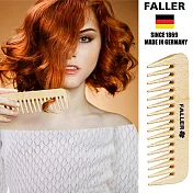 德國FALLER芙樂德國製 隨身型寬木齒梳 防靜電柔順直髮 FSC優質木材 隨時隨地美麗動人