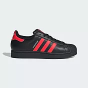 Adidas 愛迪達 Superstar II [JQ3176] 男 休閒鞋 貝殼鞋 舒適 黑 紅