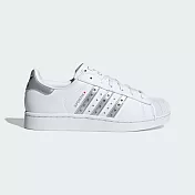 Adidas 愛迪達 Superstar II [JR4505] 女 休閒鞋 貝殼鞋 舒適 白 銀