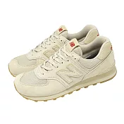 New Balance NB 休閒鞋 574 男鞋 女鞋 米 紅 膠底 麂皮 復古 CNY 馬年 紐巴倫 U5742EB-D