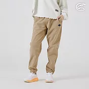 ADISI 女Softshell透氣修身保暖束口褲 AP2521086｜刷毛 搖粒絨 防潑水 保暖長褲 S 深卡色