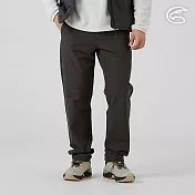 ADISI 男彈性撥水透氣恆溫快乾機能長褲 AP2521045｜魚鱗褲 防潑水 磨毛保暖 快乾 S 雲灰