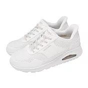Skechers 休閒鞋 Uno Slip-Ins 寬楦 白 女鞋 氣墊 運動鞋 瞬穿科技 177118WWHT