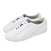 Puma 休閒鞋 Clyde Varsity II 男鞋 女鞋 白 小白鞋 百搭 皮革 396491-02