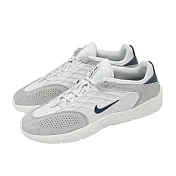 Nike 滑板鞋 SB Vertebrae 男鞋 灰 藍 麂皮 抓地 休閒鞋 FD4691-002