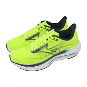 Mizuno 慢跑鞋 Wave Rider 29 男鞋 螢光黃 黑 緩震 運動鞋 美津濃 J1GC2503-51 25cm YELLOW/BLACK