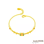 J’code真愛密碼金飾 讓愛轉動硬金手鍊