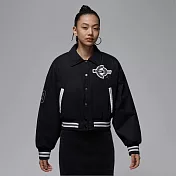 NIKE AS W J BRK VARSITY JKT FILL 女 休閒外套 HV0404010 S 黑色