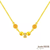 J’code真愛密碼金飾 珠事圓滿硬金項鍊