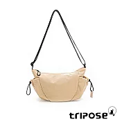 tripose MOVE微皺尼龍輕量雙側袋斜背包-小  香草黃
