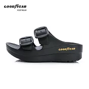 【Goodyear 固特異】魔力系列 女款緩震輕量拖鞋 / GAWL52750 JP23 黑
