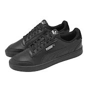 Puma 休閒鞋 Shuffle 男鞋 黑 白 皮革 復古 309668-16