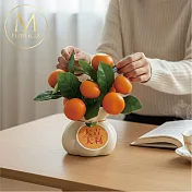 【Floral M】大橘大利好福氣仿真花禮