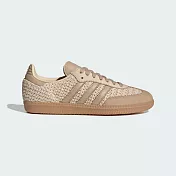 Adidas 愛迪達 Samba OG W [JR9446] 女 運動休閒鞋 德訓鞋 舒適 米 卡其