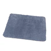 棉花田超柔吸水防滑地墊-2色可選(50x80cm) 藍灰色