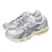 Asics 亞瑟士 休閒鞋 GEL-Nimbus 10.1 男鞋 女鞋 白 銀 緩震 復古跑鞋 1203A820100