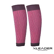 【Leader X】台灣製 石墨烯運動壓縮小腿套 運動 登山 健身(六色任選) 紅色