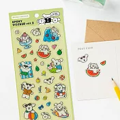 Romane Brunch Brother 早午餐兄弟立體滴膠貼紙 Ver.朋友系列 Summer Little Paper