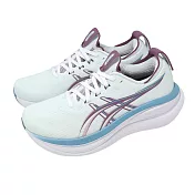 Asics 亞瑟士 慢跑鞋 GEL-Nimbus 28 D 寬楦 女鞋 厚底 藍紫 緩震 運動鞋 1012B917400