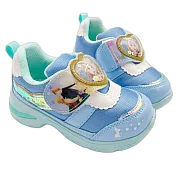 MOONSTAR月星冰雪奇緣電燈鞋 (M006) 迪士尼 月星童鞋 大童鞋 冰雪奇緣2 FROZEN 休閒鞋 中大童 MOONSTAR 女童鞋 童鞋 嬰幼童鞋 發光燈鞋 15cm 水藍色