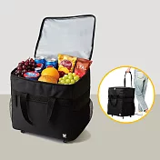 黑潮滑輪式保溫保冷袋-直立-60L-2入