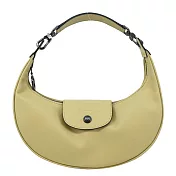 LONGCHAMP LE PLIAGE XTRA系列牛皮半月手提包(小) 開心果綠